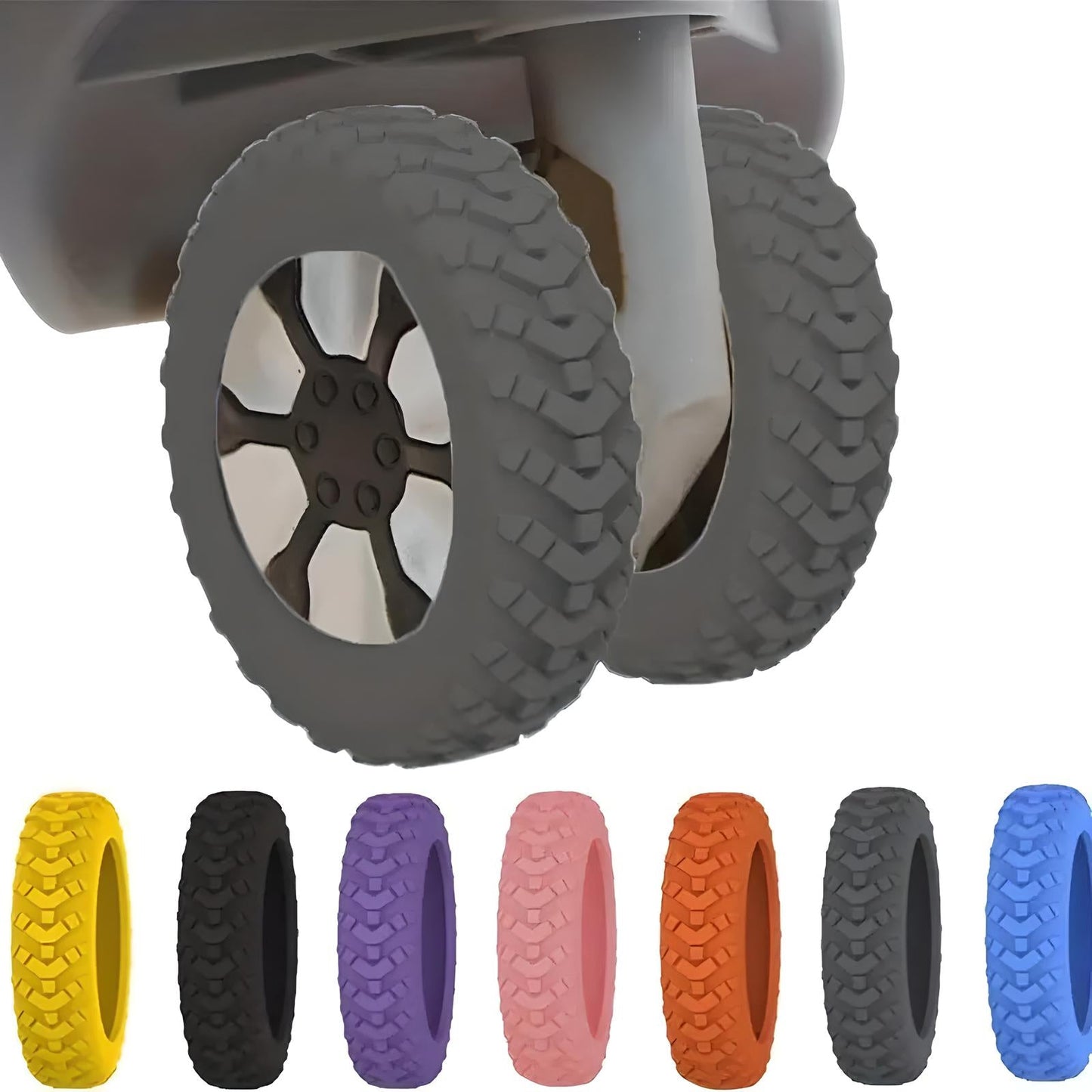 Luggage Wheel Protectors (8-Pack)