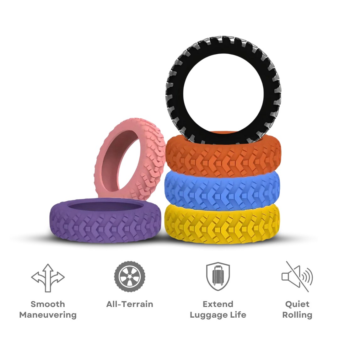 Luggage Wheel Protectors (8-Pack)